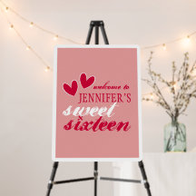 Lycklig Hearts Sweet sixteen Foam Boams