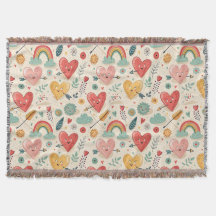 Lycklig Hearts - Whimsical Valentine Day Mönster