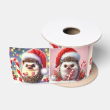 Lycklig Hedgehog Candy cane julgåva
