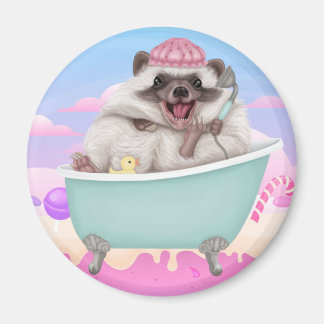 Lycklig Hedgehog Magnet