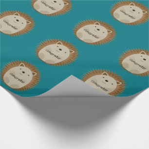 Lycklig Hedgehog Presentpapper