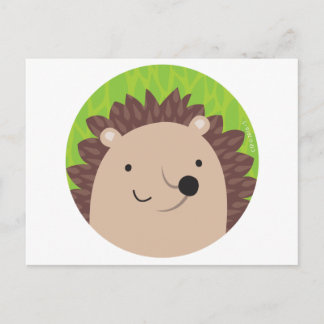 Lycklig Hedgehog - Woodland Friends Vykort
