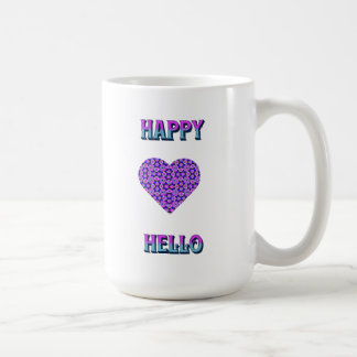 LYCKLIG HEJ COLORFUL HEART KAFFEMUGG