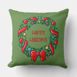 Lycklig Helgdag Festive Whimsitive Reef Snyggt Kudde