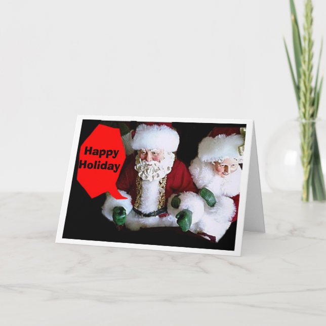 LYCKLIG HELGDAG FRÅN CLAUS/CLAUS HELGKORT (Framsida)