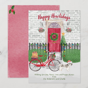 Lycklig Helgdag Hair Shih Tsu Bicycle Red Door