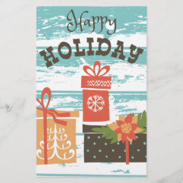 Lycklig Helgdag, Helgdag Presenter Brevpapper