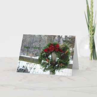 Lycklig helgdag helgkort