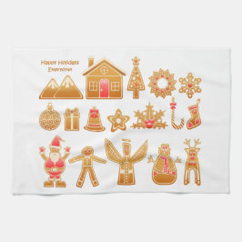 Lycklig Helgdag Kökshandduk