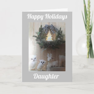 LYCKLIG HELGDAG MED KÄRLEK **DAUGHTER** HELGKORT