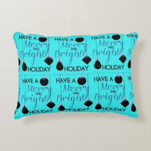 ***LYCKLIG HELGDAG*** PILLOW BLACK BAK PRYDNADSKUDDE