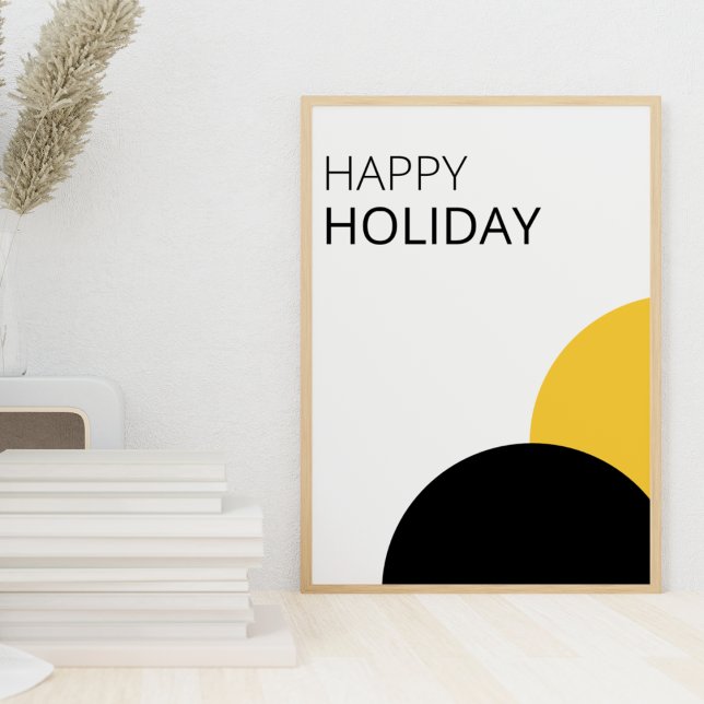 Lycklig Helgdag Poster (Happy Holiday)