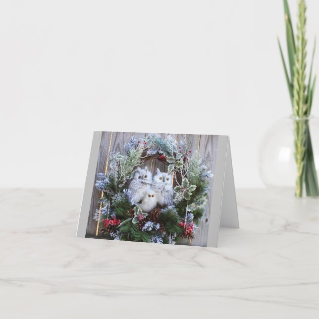 **LYCKLIG HELGDAG** SÄGER DENNA PAIR AV BEAUTIFUL  KORT (Framsida)