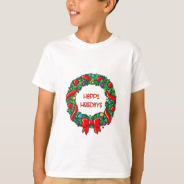 Lycklig Helgdag Tee Whimsical Reef Graphic Modern