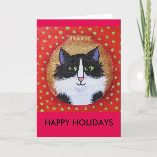 LYCKLIG HELGDAG WILDBOY JULAFTON CARD HELGKORT (Framsida)