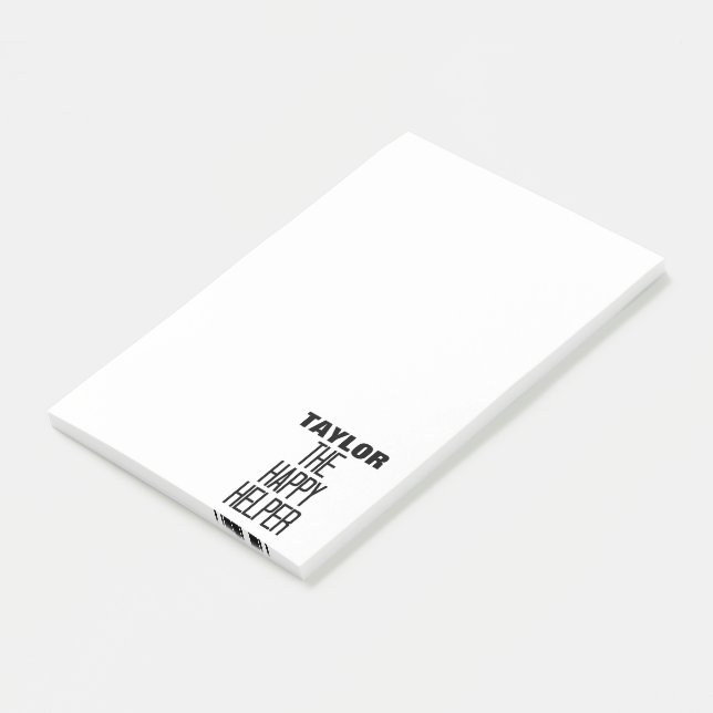 Lycklig Helper Post-it Block (Vinklad)