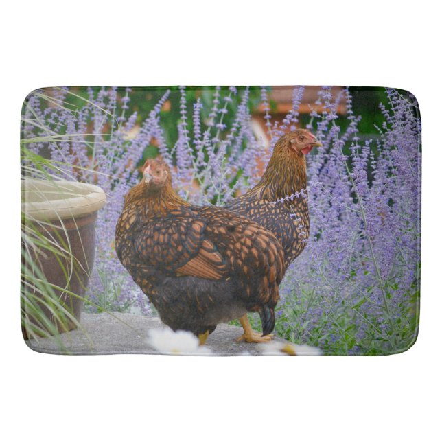 Lycklig Hens Badrumsmatta (Framsidan)