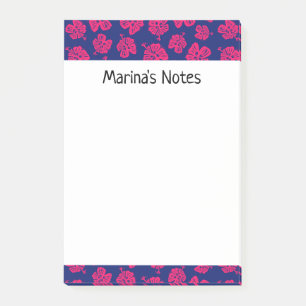 Lycklig Hibiscus Flower Personal Post it® Notes Post-it Block