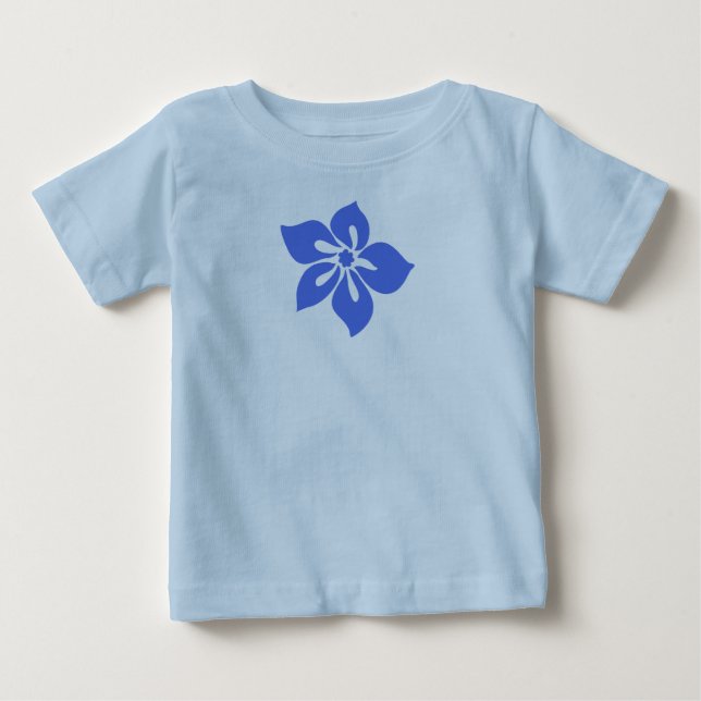 Lycklig Hibiscus Infant Tee (Framsida)