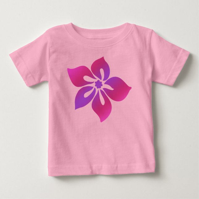 Lycklig Hibiscus Tropical Blommigt Blend Tee (Framsida)