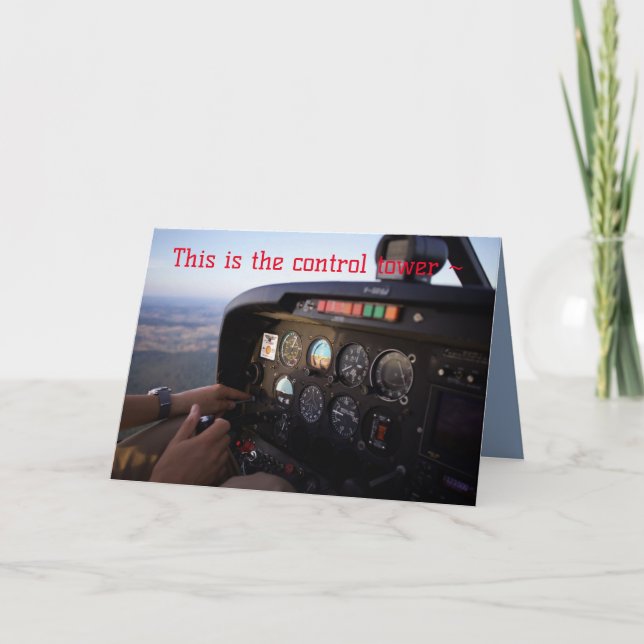 LYCKLIG HIMLAR BIRTHDAY-KORT TACK KORT (Framsida)