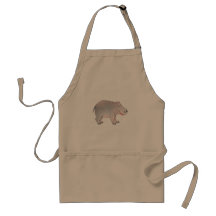 Lycklig Hippo apron