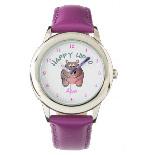 Lycklig Hippo Barn Armbandsur