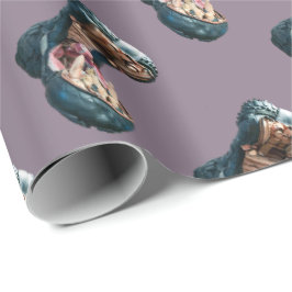 Lycklig Hippo Presentpapper