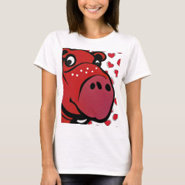 Lycklig Hippo T Shirt
