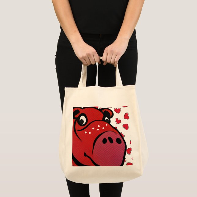 Lycklig Hippo Tygkasse (Framsida (produkt))