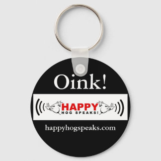 Lycklig Hog Speaks! Kopiera, Oink!, happyhogspeaks Nyckelring