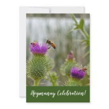 Lycklig Hogmanay Firande Auld Lang Syne Thistle