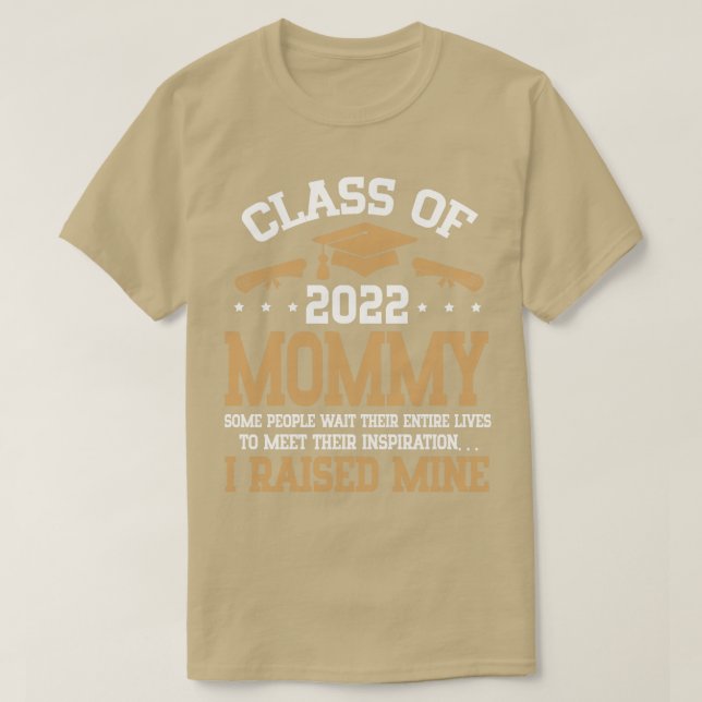 Lycklig, högre klass i Student, klass 2022 Dag i M T Shirt (Design framsida)