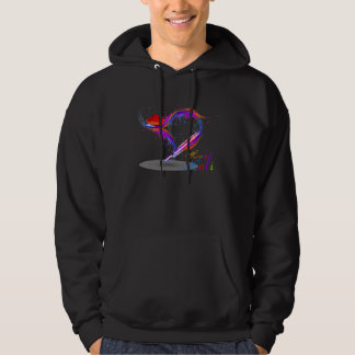 Lycklig Holi 2022 India Färg Vår Festival Heart Hoodie