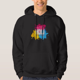 Lycklig Holi 2022 India Firande Färg Hi Hoodie