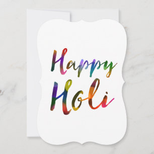 Lycklig Holi Bokeh Ljus Inbjudningar
