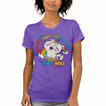 Lycklig Holi Cat