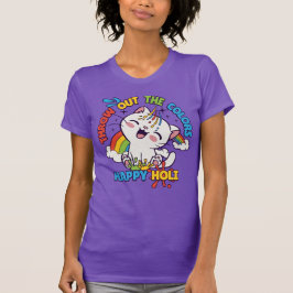 Lycklig Holi Cat T Shirt