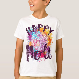 Lycklig Holi Färg India Hindu Vår T Shirt