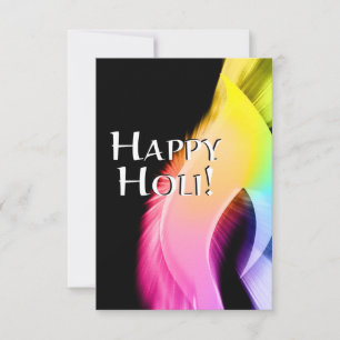 lycklig holi (färg ljus) inbjudningar