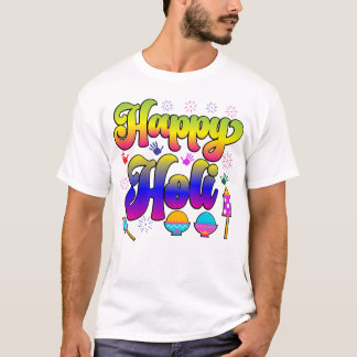 Lycklig Holi festival 2023 T-shirt