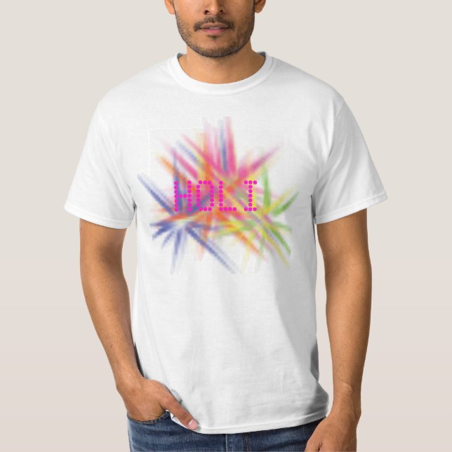 Lycklig Holi, festival av färg, holi hai T Shirt (Framsida)