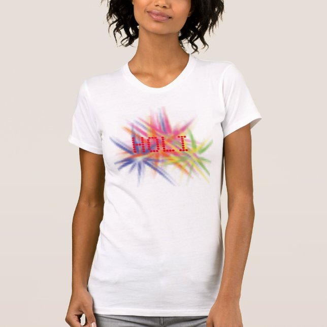 Lycklig Holi, festival av färg, holi hai T Shirt (Framsida)