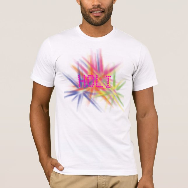 Lycklig Holi, festival av färg, holi hai T Shirt (Framsida)