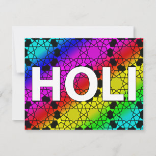 lycklig holi : festivalen färg och vår inbjudningar