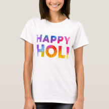 Lycklig Holi-festivalen i Färg