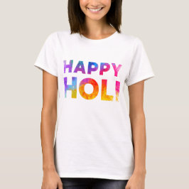 Lycklig Holi-festivalen i Färg T Shirt