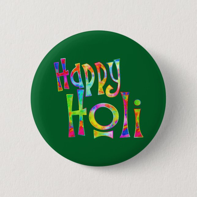 LYCKLIG HOLI! - Sprida Holi-meddelandet Knapp (Framsida)