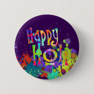 LYCKLIG HOLI! - Spridning det Holi meddelandet Knapp