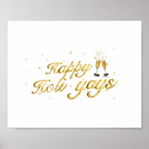 Lycklig Holi-Yays! Festive Firande Design